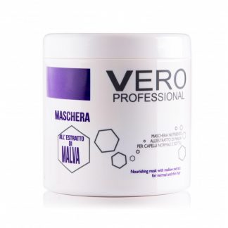 Питательная маска для нормальных и тонких волос с экстрактом мальвы 1000 мл, Vero Professional